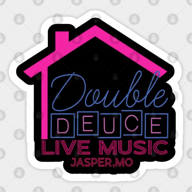 Vintage Double Deuce Sticker by MManoban